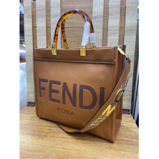 Fendi Roma handbag -brown