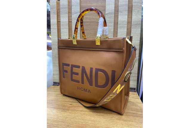 Fendi Roma handbag -brown