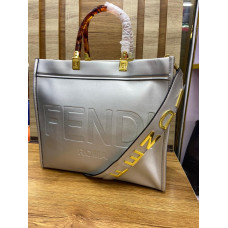 Fendi Roma handbag -silver