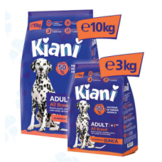 Kiani Adult All Breed (+1 year) - Bacon Flavored 10KG