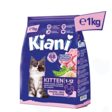 Kiani  Kitten (1-12 months)- poultry, rice and peas - 1KG