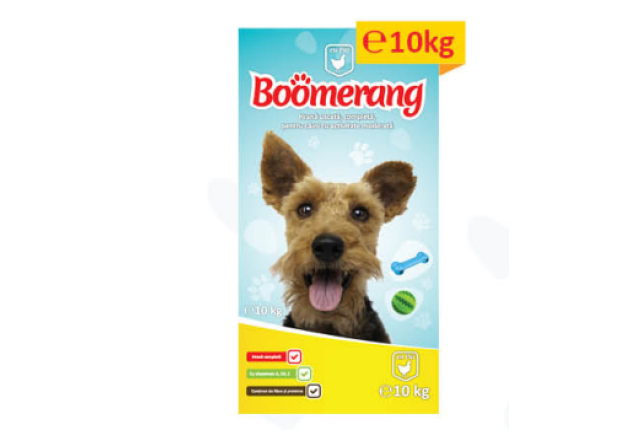 Boomerang - Chicken Flavored for dog food  (1+ year) - 10kg