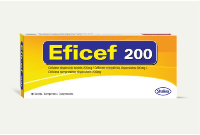 Eficef Dispersible Tabs 1x10T 200mg  - per carton x 45 boxes