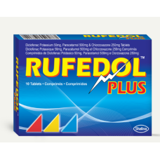 Rufedol Plus Tabs 10T - per carton x 50 boxes