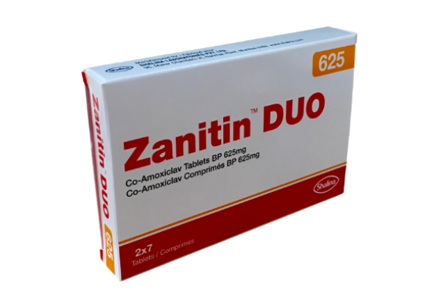 Zanitin Duo 625  - per carton X 20 boxes