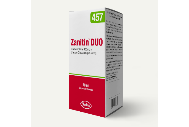 Zanitin Duo Syrp 457mg 70ml - per carton X 12 boxes