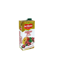 Del Monte Cranberry Apple Juice - 1lrt x