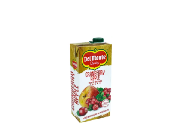 Del Monte Cranberry Apple Juice - 1lrt x 12