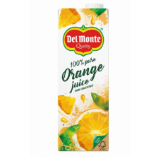 Del Monte Pure Orange Juice - 1lrt x 12