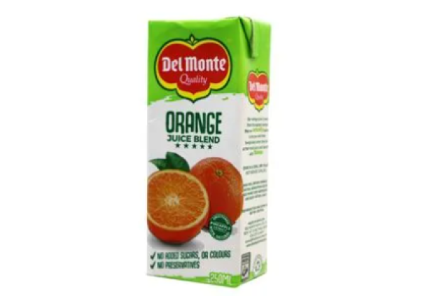 Del Monte Orange Juice Blend - 1lrt x 12