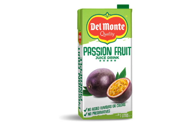 Del Monte Passion Fruit Juice Drink - 1lrt x 12