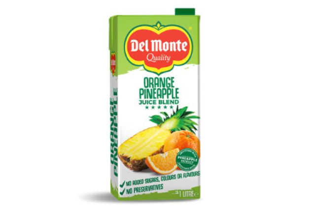 Del Monte Orange Pineapple Juice Blend  - 1lrt x 12