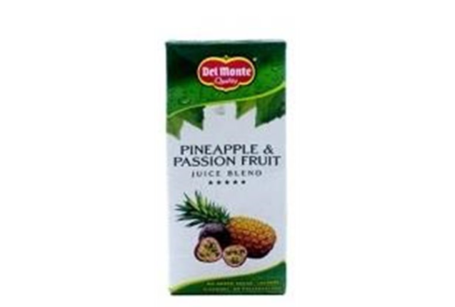 Del Monte Passion Fruit Pineapple Juice  Blend - 250ml x 24