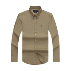 Khaki Button-Down Shirt