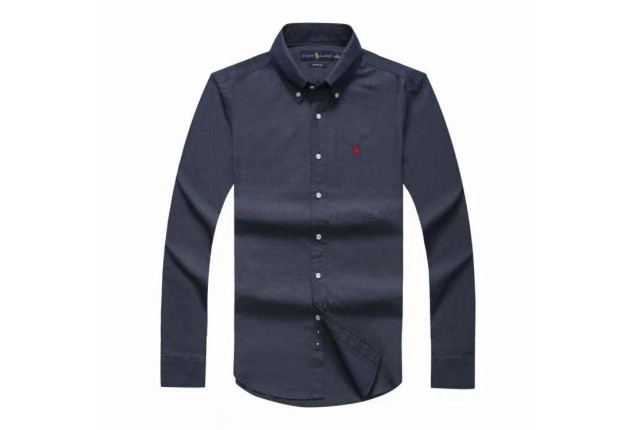 #Ralph Classic Blue Button-Up