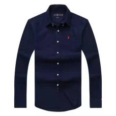 #Ralph Classic dark blue Button-Up