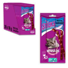 Whiskas Sticks Salmon 18G