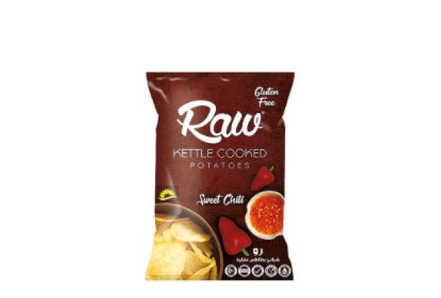 Sweet Chili Raw Kettle Cooked Potatoes Chips - 58g x 8