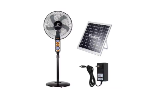 16"Solar Stand Fan