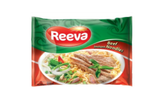 Reeva Beef Instant Noodles - moq 20ft- 65g x 30