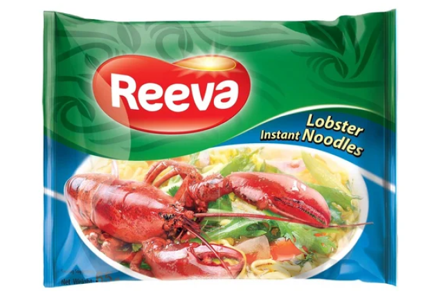 Reeva Lobster Instant Noodles -moq 20ft - 65g x 30