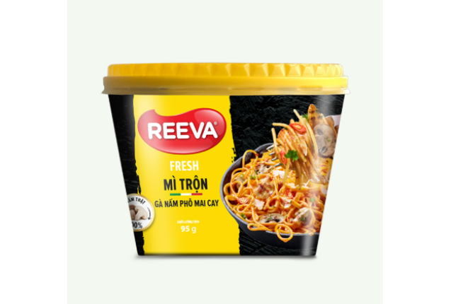 Reeva Chicken Mushroom Spicy Cheese Stir-fry Bowl -moq 20ft - 90g x 12