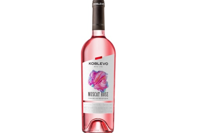 Koblevo Bordeaux Muscat rose - 9-13% ALC, MOQ - Full Container Load - 0.75L x 12