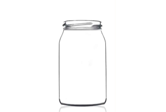 Flint Glass Jar - 484ml