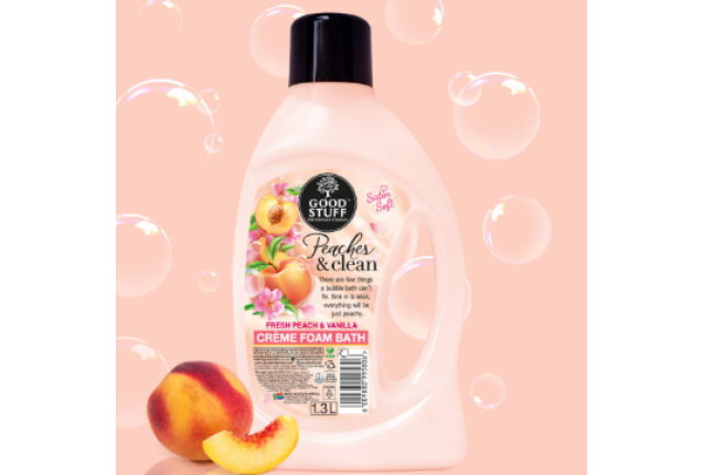 Peaches & Clean Creme Foam Bath 1.3L x 6