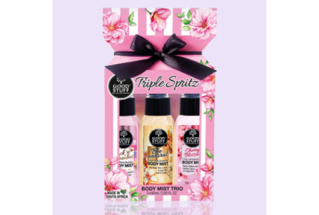 Gift Set Triple Spritz Body Mist Trio x 6