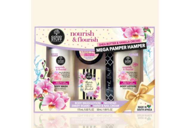 Nourish & Flourish Mega Pamper Hamper Gift Set x 6