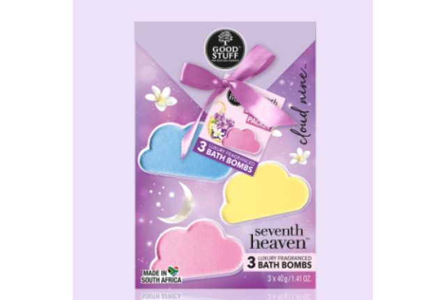 Seventh Heaven Luxury Fragranced Bath Bombs x 6