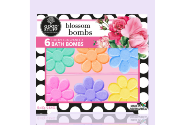 Blossom Bombs Luxury Fragranced Bath Bombs Gift Set x 6