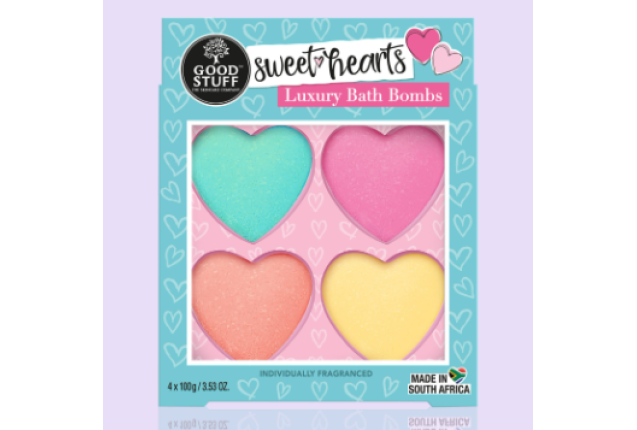 4x Sweetheart Bath Bombs x 6