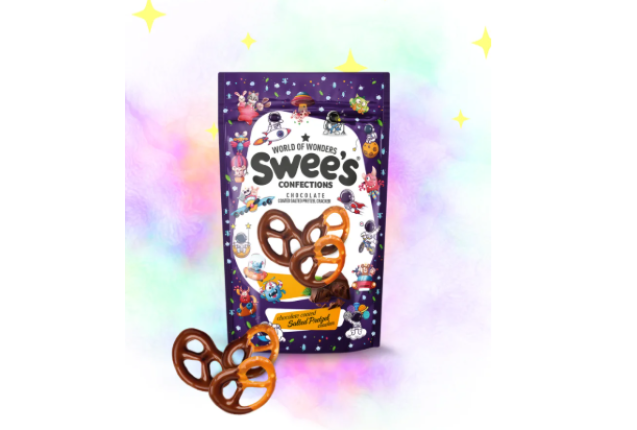 Swee's - Super Compound Chocolate  Coated Pretzel Cracker - 80g x 12