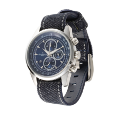 GRANDEUR PLUS Okayama Denim Chronograph Quartz Wrist Watch - Model GRP001D5