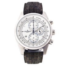 GRANDEUR PLUS Kakishibu Denim Chronograph Quartz Wrist Watch - Model GRP001