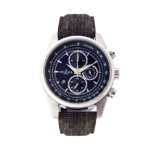 GRANDEUR PLUS Kakishibu Denim Chronograph Quartz Wrist Watch - Model GRP001