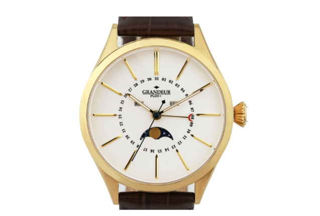 GRANDEUR PLUS moonphase Watch Men Wrist Watch - Model GRP011G1