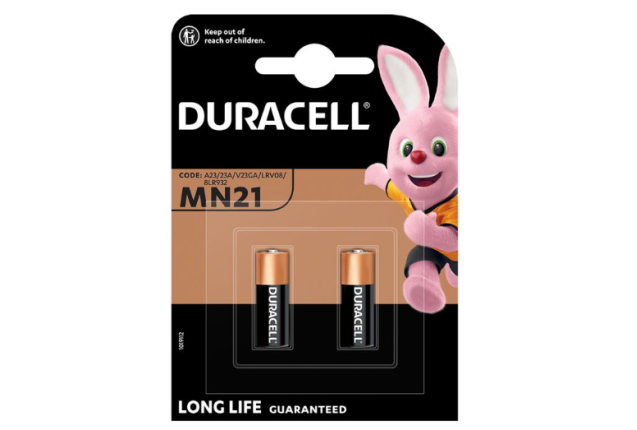 Duracell Alkaline MN21 2's1x10x10 12V x 100 1