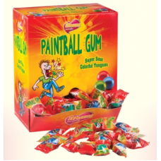 Paintball Green Apple Flavoured  SINGLE FLOW PACK BUBBLE GUM- 3.5g x 6