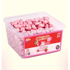 Panna Fragola Strawberry Flavoured Pearlized Bubble Gum- 5g x 6