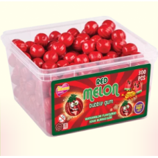 Red Melon Bulk Flavoured Sour Bubble Gum