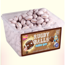 Rugby Ball tutti Frutti Flavoured Bubble