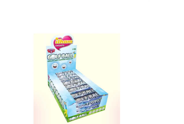 SUPER 5 GOLF BALL FLOW PACK BUBBLE GUM - 23G x 12