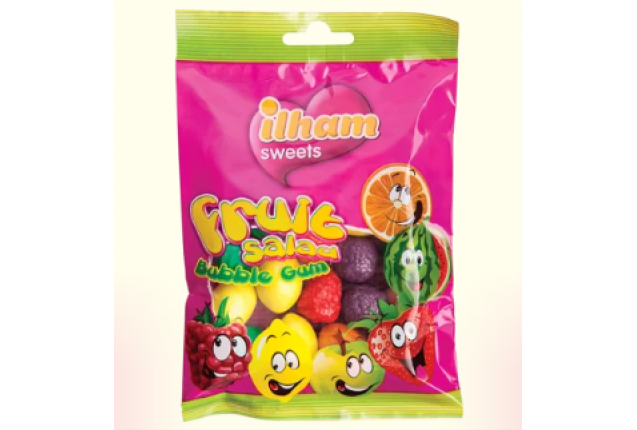 1000G FRUIT SALAD ASSORTED FRUIT GUM x 12