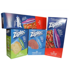 Ziploc Food Storage Bags – Resealable, L