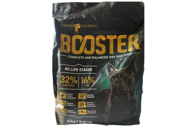 Booster Complete Dry Dog Food – All Life Stages (4kg) | High-Protein, Grain-Free, Omega-Rich Nutriti