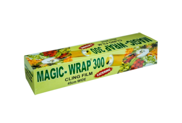 Magic Wrap Cling Film – BPA-Free, Extra Strong Plastic Wrap for Food Storage | Microwave Safe & Leak