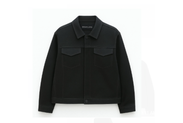 Dreamluxxe Black Jacket – Premium Unisex Outerwear for All Seasons